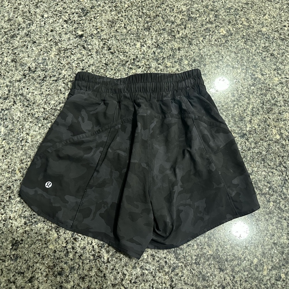 Lululemon Track That Short 5" Incognito Camo Multi Grey